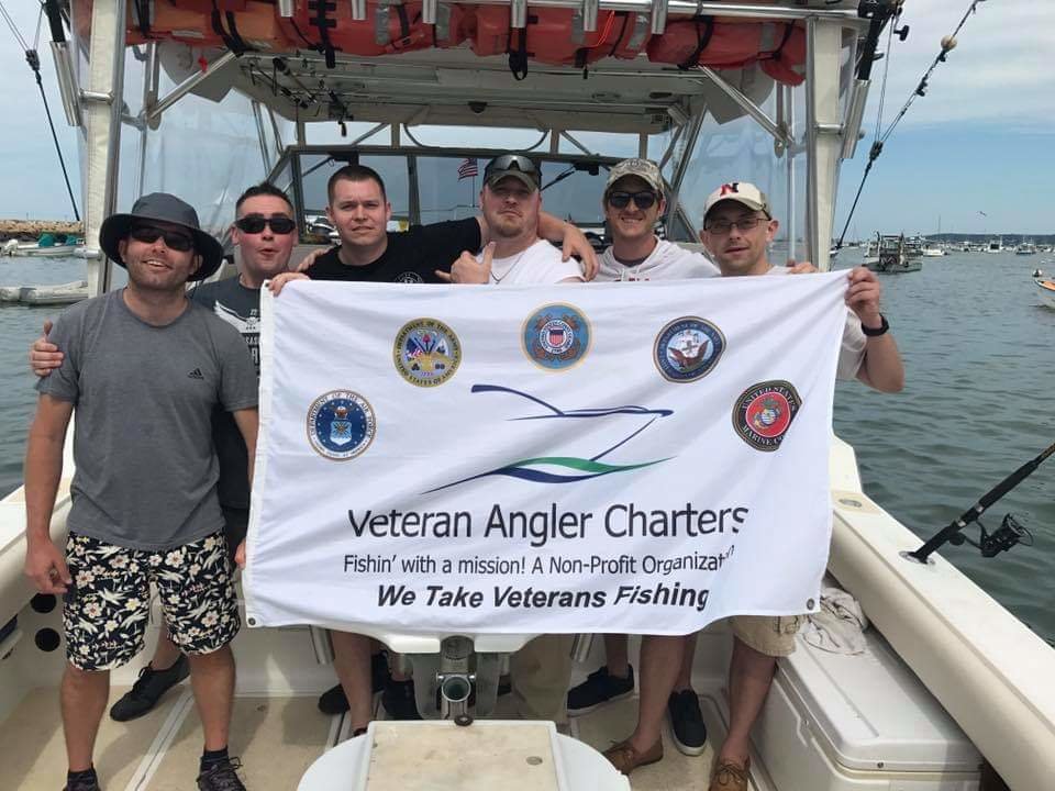 READY TO FISH: Veterans aboard River Rebel Charters fish for free as part of the Veteran Angler Charters program. (Submitted photos)